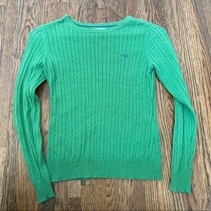 IZOD small women’s green pullover sweater